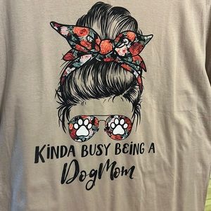 Busy Being A Dog Mom Graphic Tee